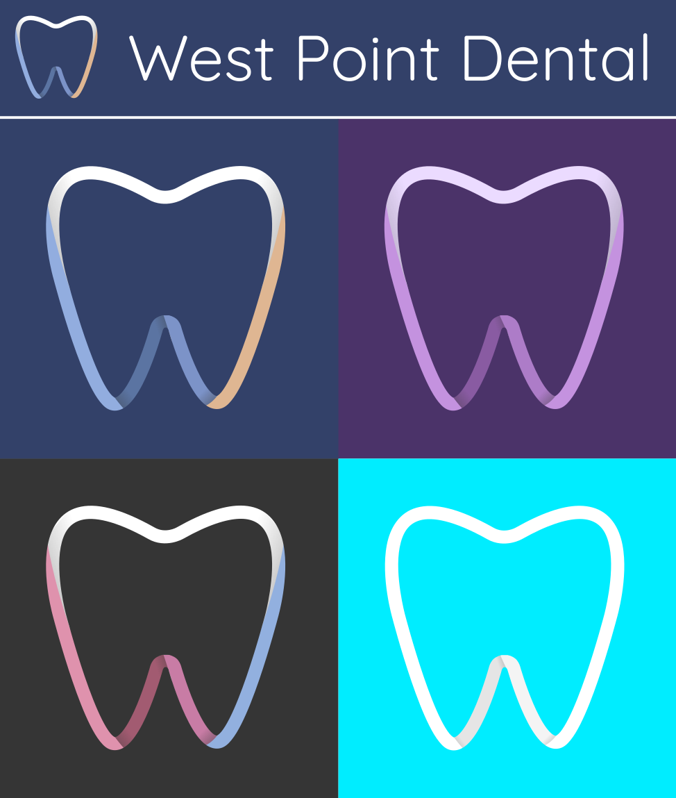 My first attempt at a logo design for West Point Dental
